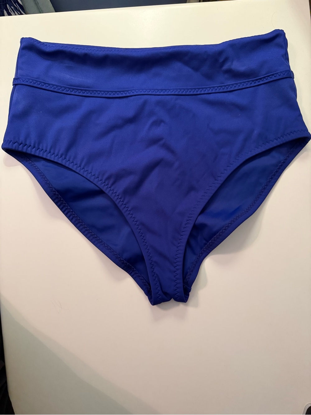 Fabletics Deep Blue High-Waist Swim Bottoms